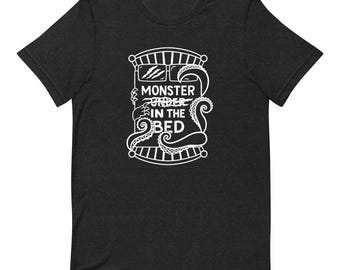 Monster in het bed-T-shirt