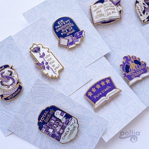 Romancelandia Enamel Pins
