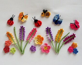 crochet flower etsy
