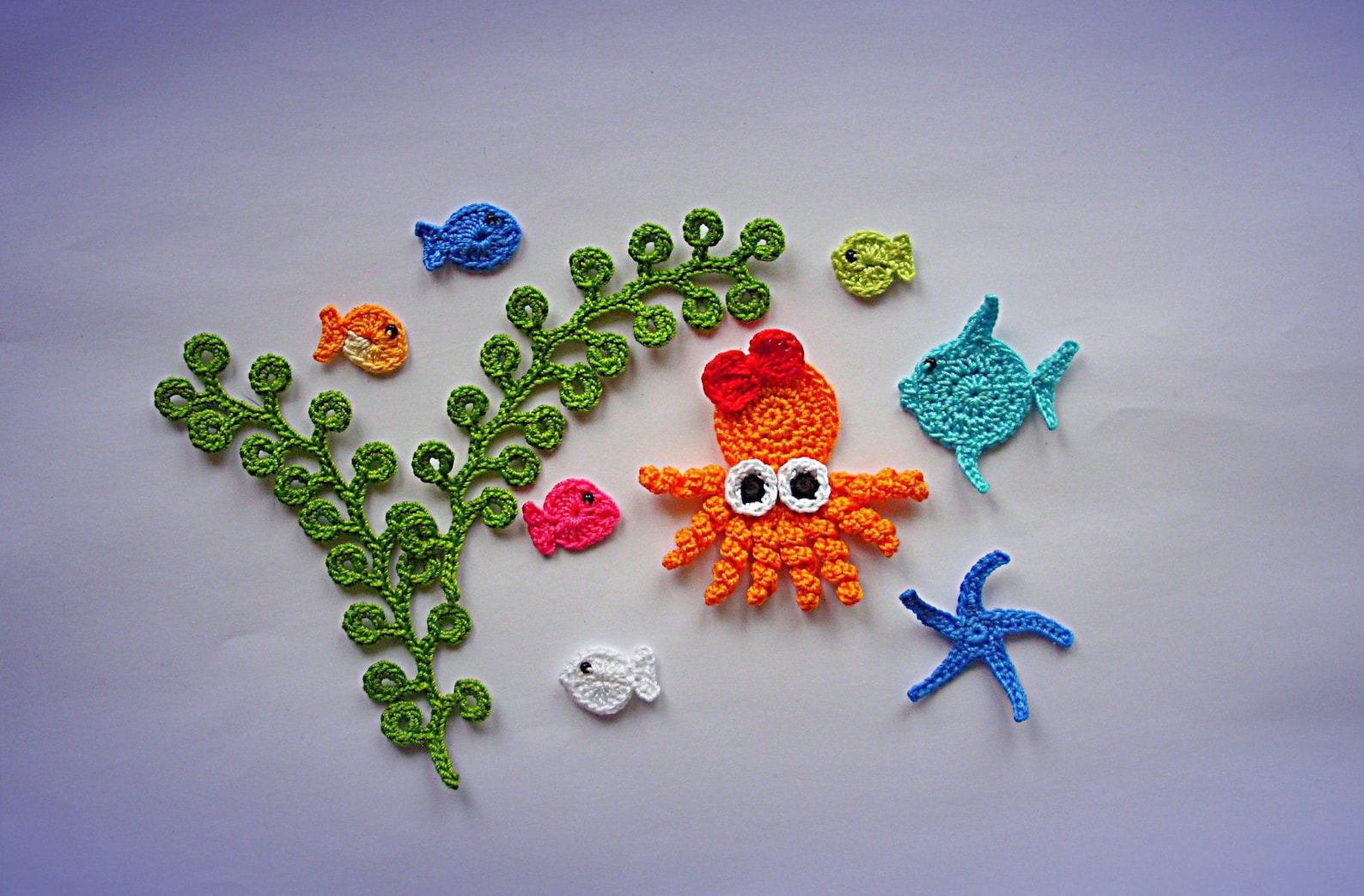 crochet-octopus-applique-sea-creature-embellishment-etsy