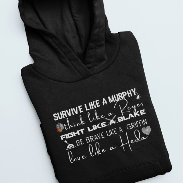 Survive like a Murphy The 100 cw Hoodie | the 100 merchandise the 100cw shirt clarke wanheda Lexa heda