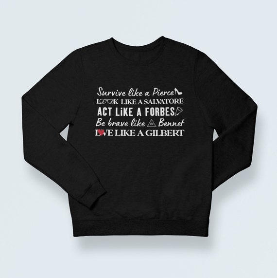 The Vampire Diaries Sweater Survive Like Katherine Love Like - Etsy The Vampire Diaries Sweater Survive Like Katherine Love Like - Etsy