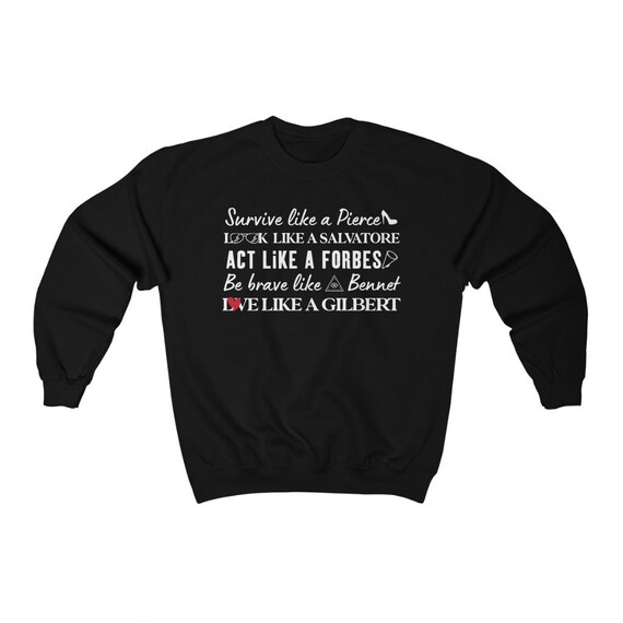 The Vampire Diaries Sweater Survive Like Katherine Love Like Elena