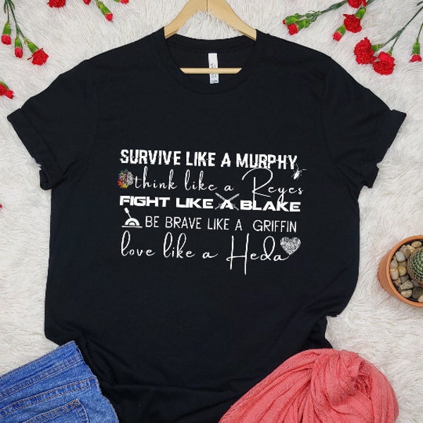 the 100 cw t-shirt | the 100 merchandise octavia clarke survive like murphy