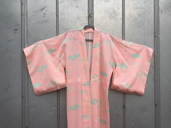 Vintage Kimono Dusted Pink Skys