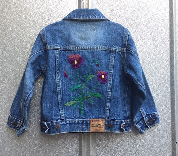 embroidered levis jacket