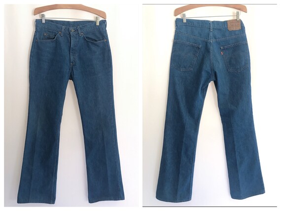 70's Orange Tab Label Levis Jeans