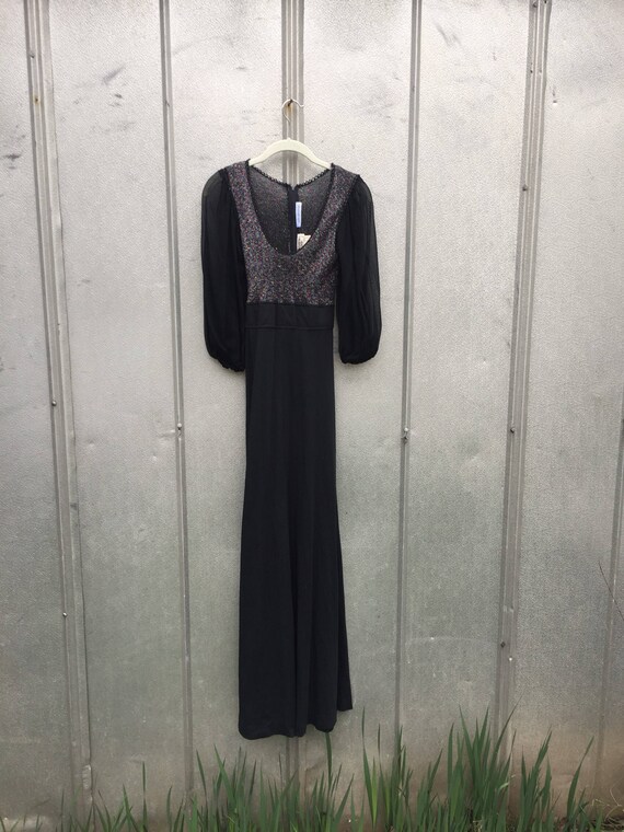 70's Metallic Dress
