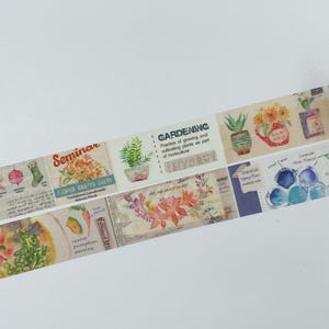 Washitape VOORBEELD eksman Plants and life