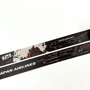 SAMPLE Washi Tape JAL Travelling (zwart)