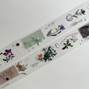MUSTER-PET-Tape Blumen (mit Trennpapier auf der Rückseite)