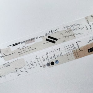 MONSTER Washi Tape Mr aubergine Thinking 2 (115 cm per hoeveelheid)