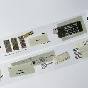 MONSTER PET Tape Nyret L tickets (met releasepapier aan de achterkant)