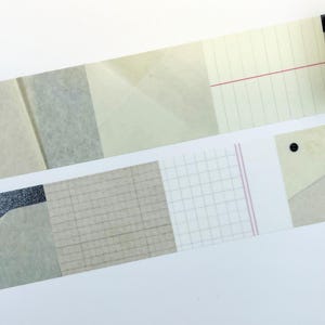 MONSTER Washi Tape Nyret O-pagina's (met releasepapier aan de achterkant)