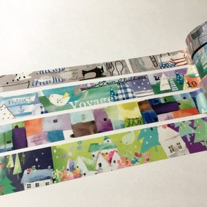 MONSTER Washitape Fion Stewart Simply life/ voyage/ lulumachi/ naniwamachi