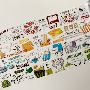 MONSTER Washi Tape-illustratie