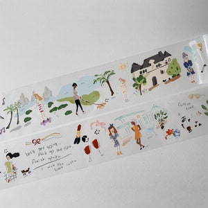 SAMPLE PET Tape-gedicht (met papier aan de achterkant)