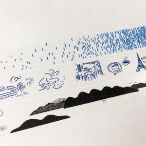 VOORBEELD Washi-tape Classiky x Shun Shun Rain Frankrijk Shimanami
