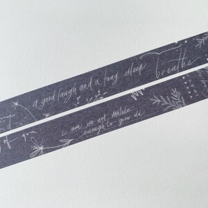 MONSTER Washi Tape Mr. aubergine Whispering