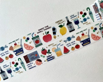 SAMPLE Washi Tape Papier platz Fruit