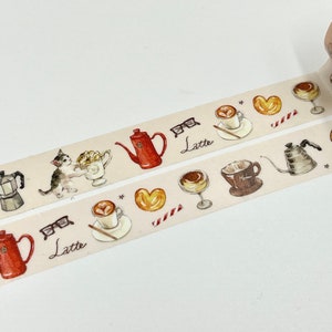 SAMPLE Washi Tape Hanu Coffee shop II