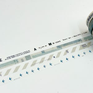 MONSTER Washi Tape Yohaku 7 mm L-009 - L-012 (set van 4)