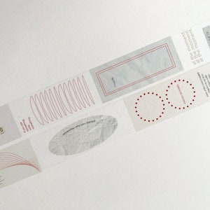 MONSTER Washi Tape Nyret Planner Series II Design A (met papier aan de achterkant)