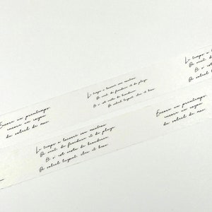 MONSTER Washi Tape Hutte papierwerk Tekst