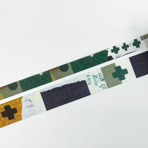 ÉCHANTILLON adhésif en Washi Yoko Inoue Five Elements Earth (un lot de 2)