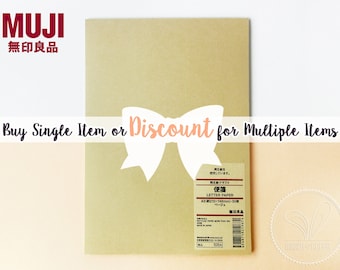 Blocco note a righe in carta riciclata A5 Muji - Agenda, appunti, quaderno