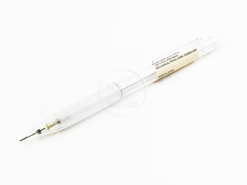muji clear mechanical pencil