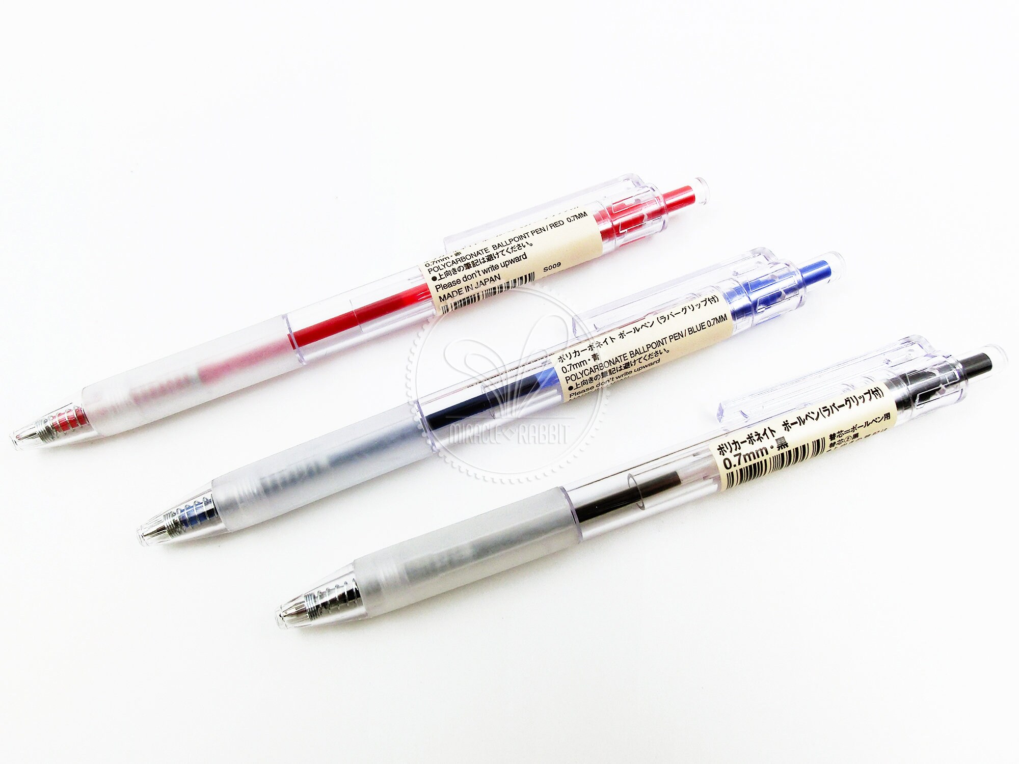Muji 0.7mm Polycarbonate Retractable Ball Point / Ballpoint Etsy