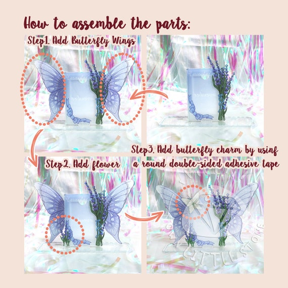 Lot De 2 Porte-cartes Photo En Acrylique Transparent De 10,4 X 6,6 Cm Pour Carte D'identité, Banque, Photo, Porte-clés, Porte-badge, Cadre Photo, Protecteur De Carte Mignon Pour Femme Et Fille