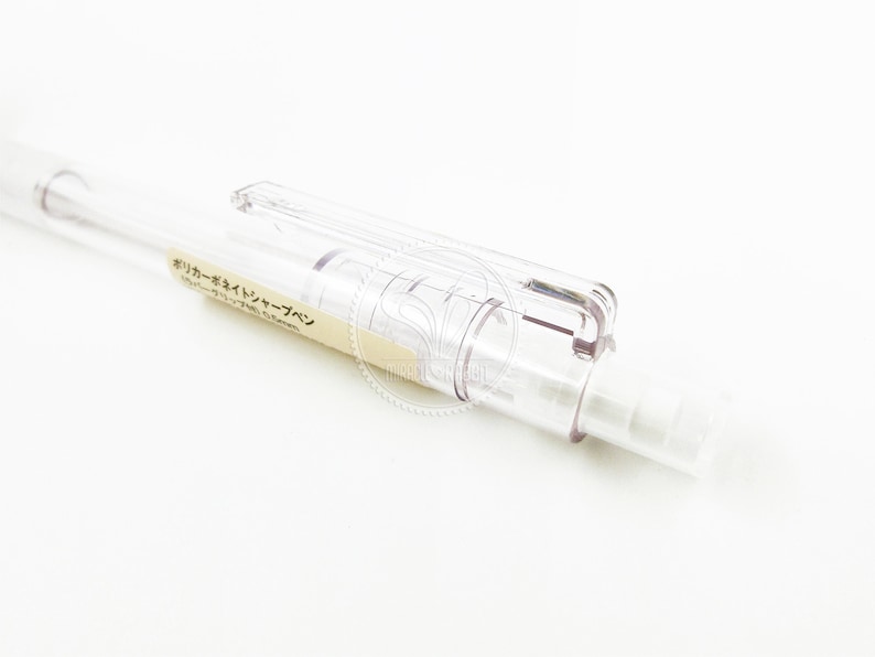 muji clear mechanical pencil