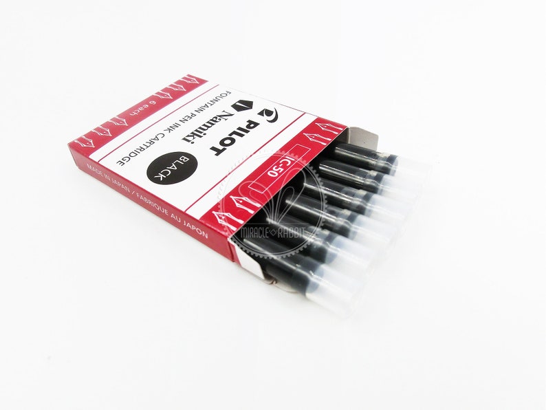 Set of 6 Pilot Namiki Fountain Pen Ink Refill Cartridges IC50 Etsy