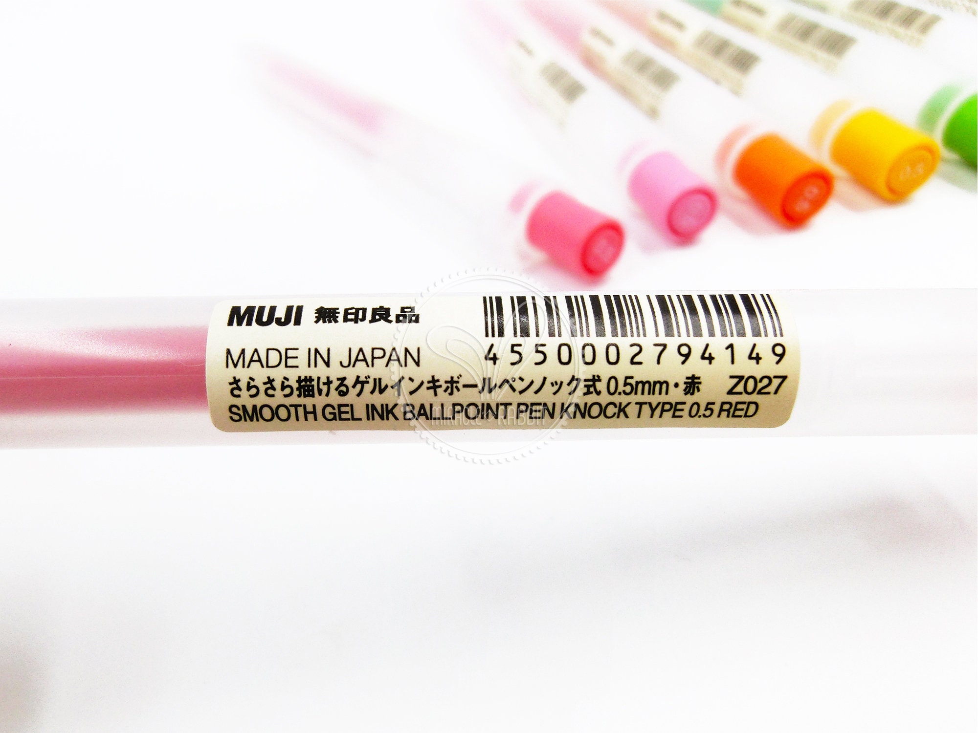 Muji 0.5mm Gel Ink Pens new Version 10 Pen Set 