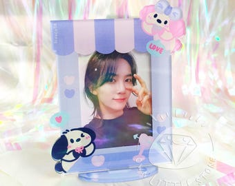 Puppy Love Vertical Acrylic Photoholder Cardholder Photo Display Stand Picture Frame For Kpop Photocard Photo Card
