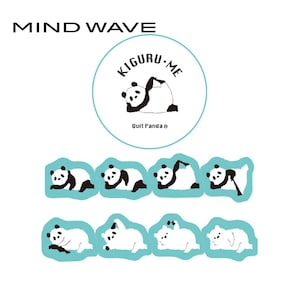 Mind Wave Süßes KIGURU ME Quit Panda Peta Roll Aufkleber Masking Tape