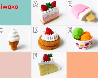 Iwako Cake & Ice-cream Japanese 3D Puzzle Eraser