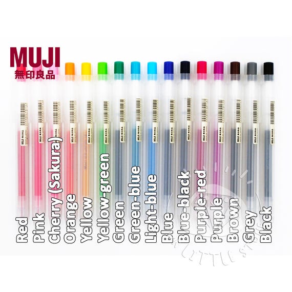 Smooth Gel Muji Pens Retractable Muji Smooth Writing Gel Pen Mm Black