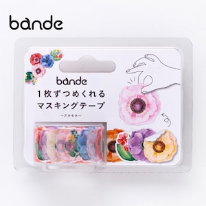 Bande Anemone Coronaria (Poppy Anemone) Flor Washi Roll Adesivo Fita adesiva