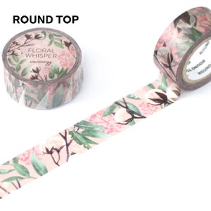 20 mm breed | Ronde top - wwiinngg - Floral Whisper Washi Masking Tape
