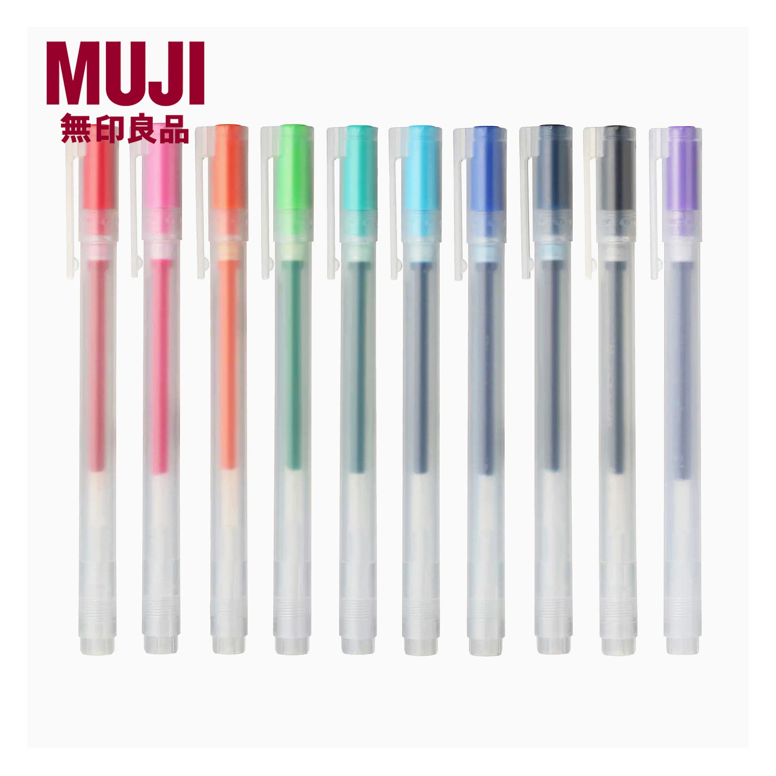 Muji 0.5mm Gel Ink Pens new Version 