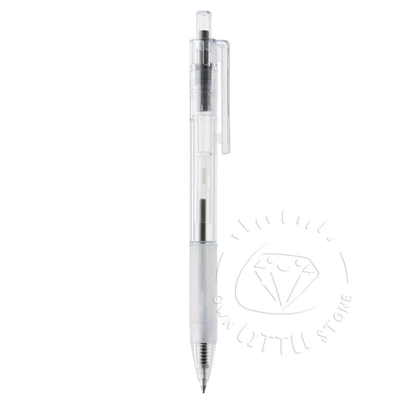 無印良品 ポリカーボネート ボールペン オレンジ イチロー使用 無印良品 0.7mm ポリカーボネート製格納式ボールペン（ラバーグリップ