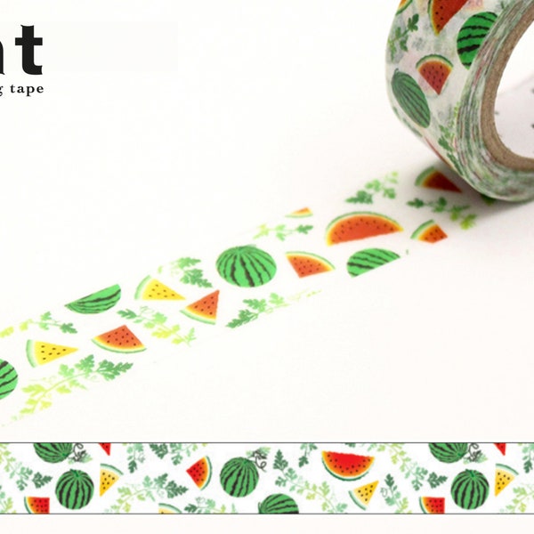 Largeur 15 mm | MT EX - Ruban de masquage en Washi pastèque/fruits MTEX1P164