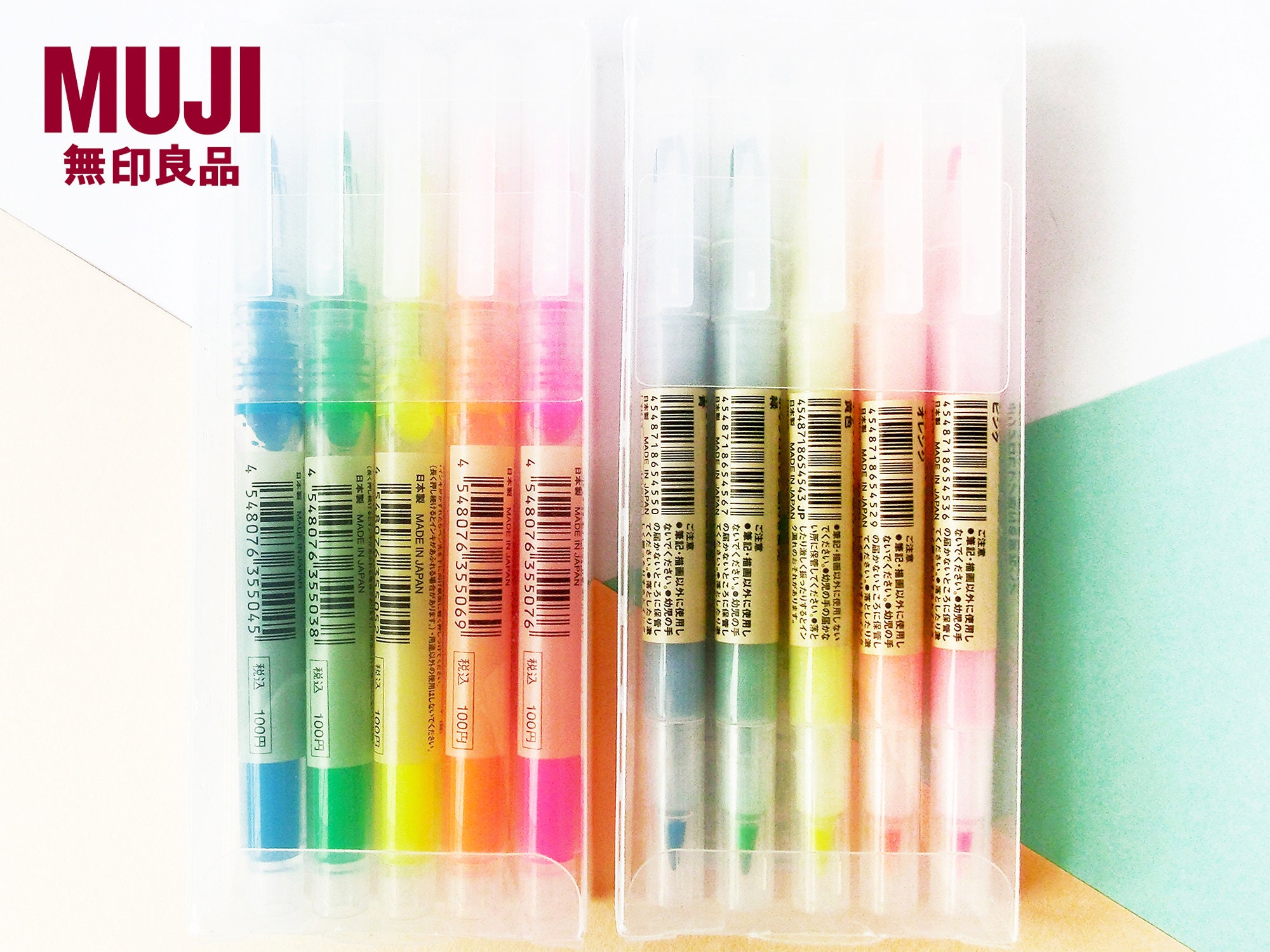 Muji highlighters 2024