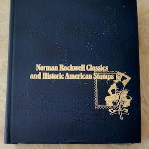 Norman Rockwell Classics Combined with Historic American Stamps 100 Postcards -1978-80 Plus Rockwell's 4 Freedoms Stamps on Envelope-1994