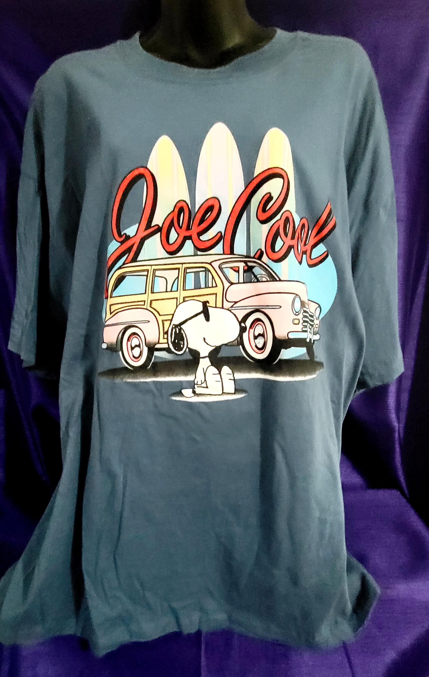 Peanuts Snoopy Vintage T-shirt-joe Cool-surf Boards & Woodie