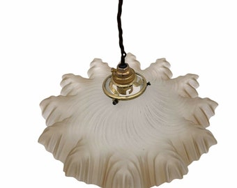 French Glass Shade French Glass Shade, Vintage French Glass Lamp Shades