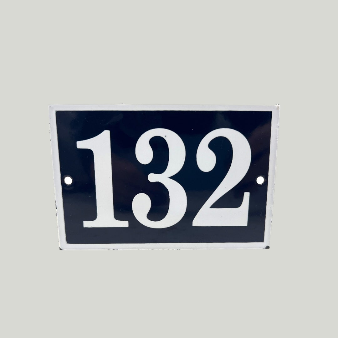 French Enamel House Numbers Australia at Christopher Halpern blog